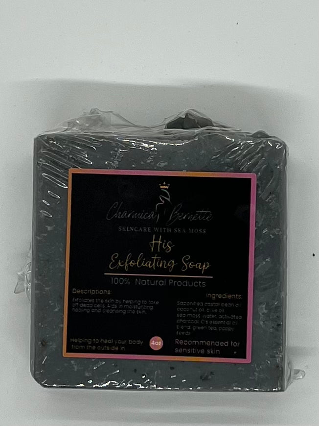 “His” + Sea Moss ~ Man’s Exfoliating Soap